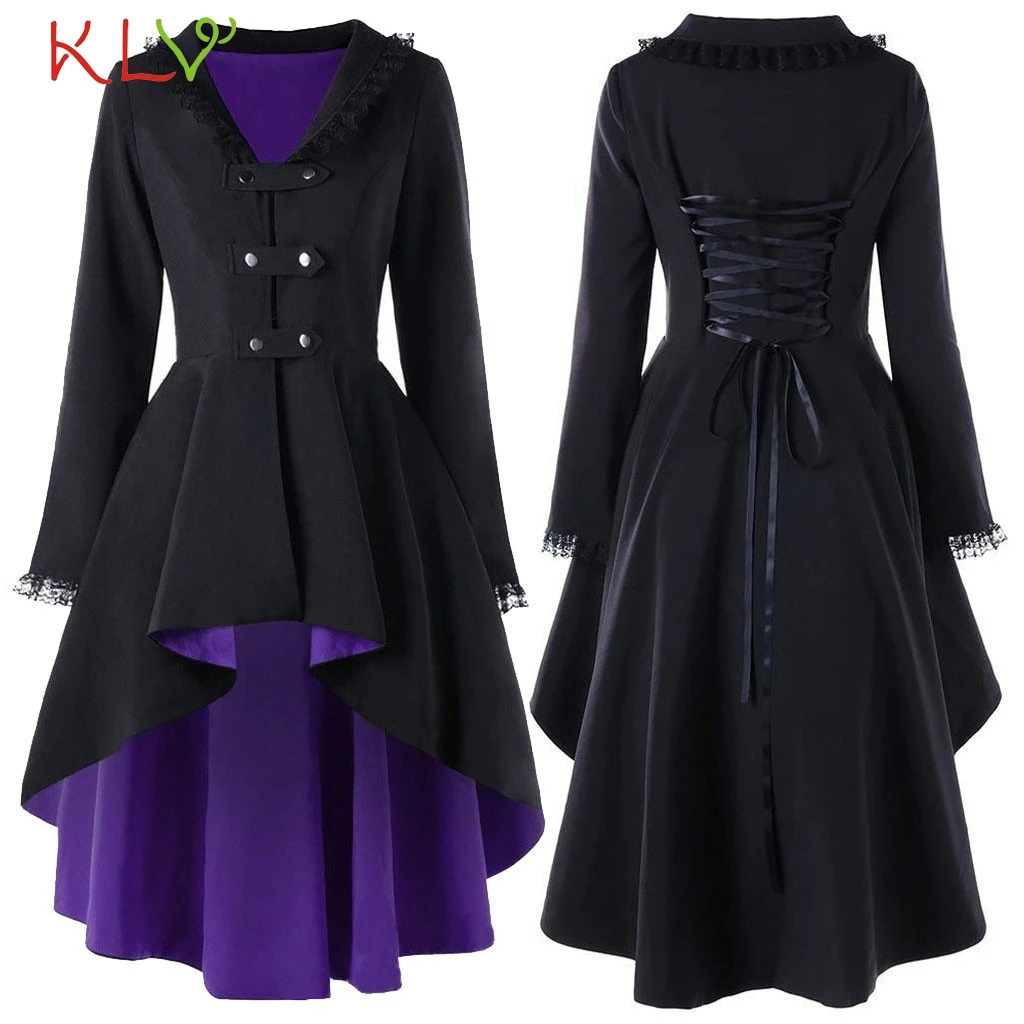 Women Jacket Vintage Formal Punk Lace Splice Winter Slim Long Windbreaker Plus Size 2019 Overwear Casaco Feminino Girl Coat 19Jl
Women Jacket Vintage Formal Punk Lace Splice Winter Slim Long Windbreaker Plus Size 2019 Overwear Casaco Feminino Girl Coat 19Jl