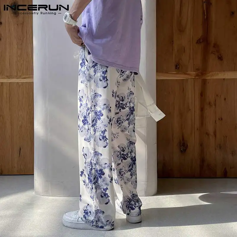 2022 New Men Korean Style Printed Pant Handsome Elastic Waist Floral Mens Stylish Loose Trouser Wide Leg Long Pant S-5XL INCERUN
2022 New Men Korean Style Printed Pant Handsome Elastic Waist Floral Mens Stylish Loose Trouser Wide Leg Long Pant S-5XL INCERUN