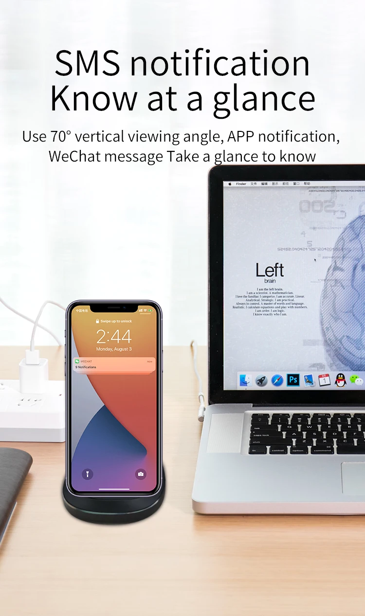 15W vertical desktop mobile phone wireless charger Qi wireless fast charging for iPhone8Plus 11 12 Huawei Mate 20 30 Samsung S10
15W vertical desktop mobile phone wireless charger Qi wireless fast charging for iPhone8Plus 11 12 Huawei Mate 20 30 Samsung S10