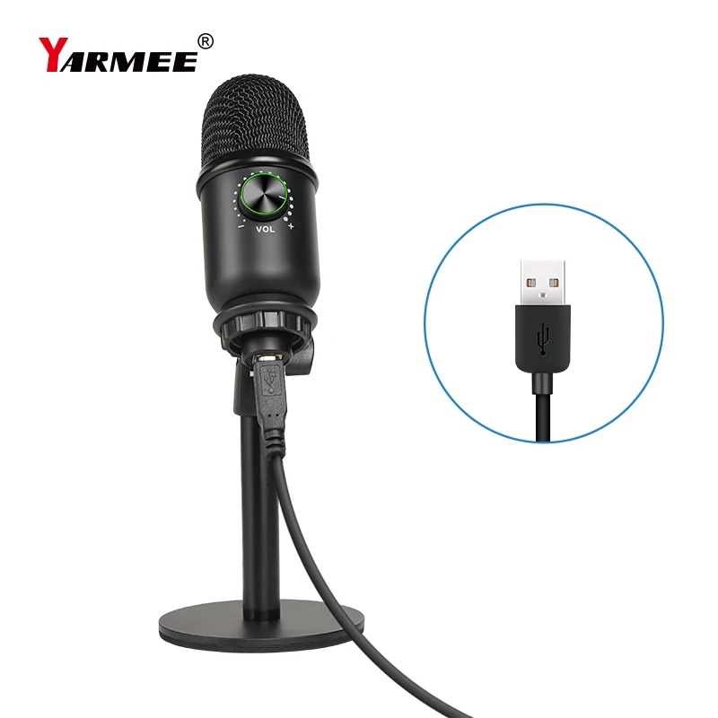 USB Condenser Microphone for Computer USB PC Microphone Mic Stand Filter to Gaming Streaming Podcasting Recording Headphone
USB Condenser Microphone for Computer USB PC Microphone Mic Stand Filter to Gaming Streaming Podcasting Recording Headphone