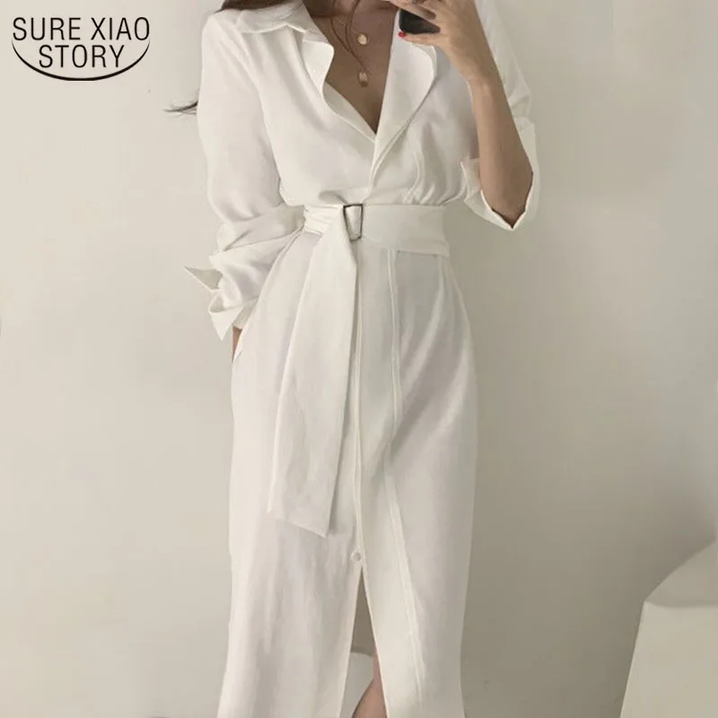 Vintage Shirts Dress for Women Autumn Solid Button Party Dress 2021 Casual Clothing Female Long Dresses with Belt Vestidos 13889
Vintage Shirts Dress for Women Autumn Solid Button Party Dress 2021 Casual Clothing Female Long Dresses with Belt Vestidos 13889