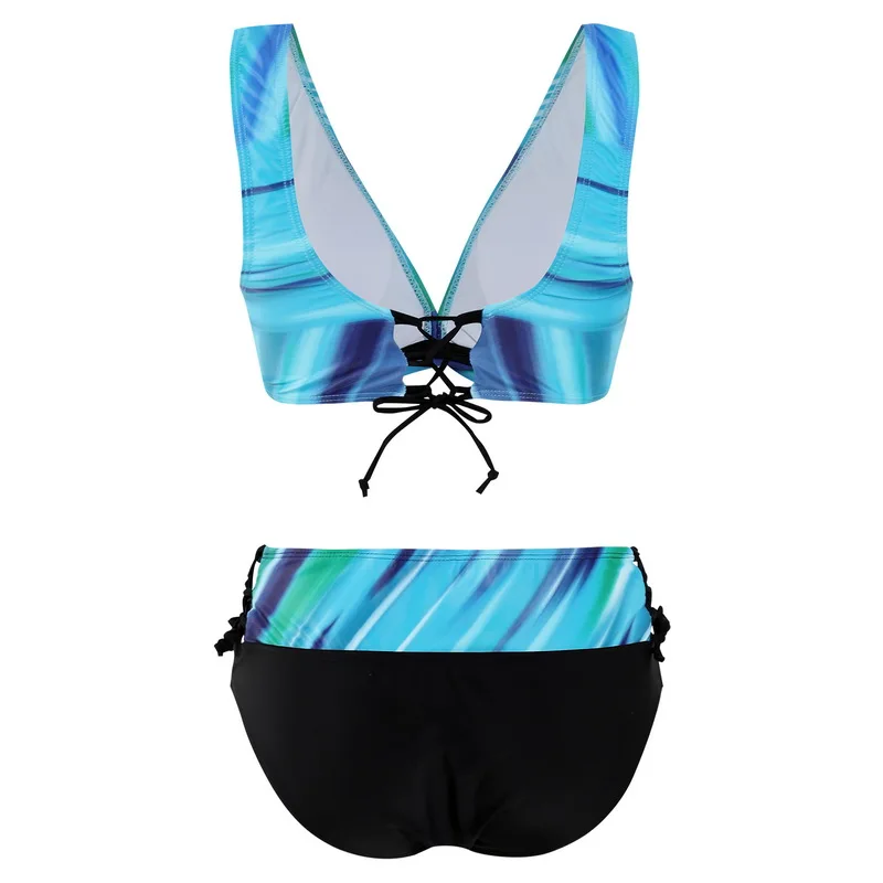 2021 New 2 Pieces Set Swimsuit Women Sexy Bikinis Set Rainbow Striped Swimwear Women High Waist Bikini Push Up Swimming Suit
2021 New 2 Pieces Set Swimsuit Women Sexy Bikinis Set Rainbow Striped Swimwear Women High Waist Bikini Push Up Swimming Suit