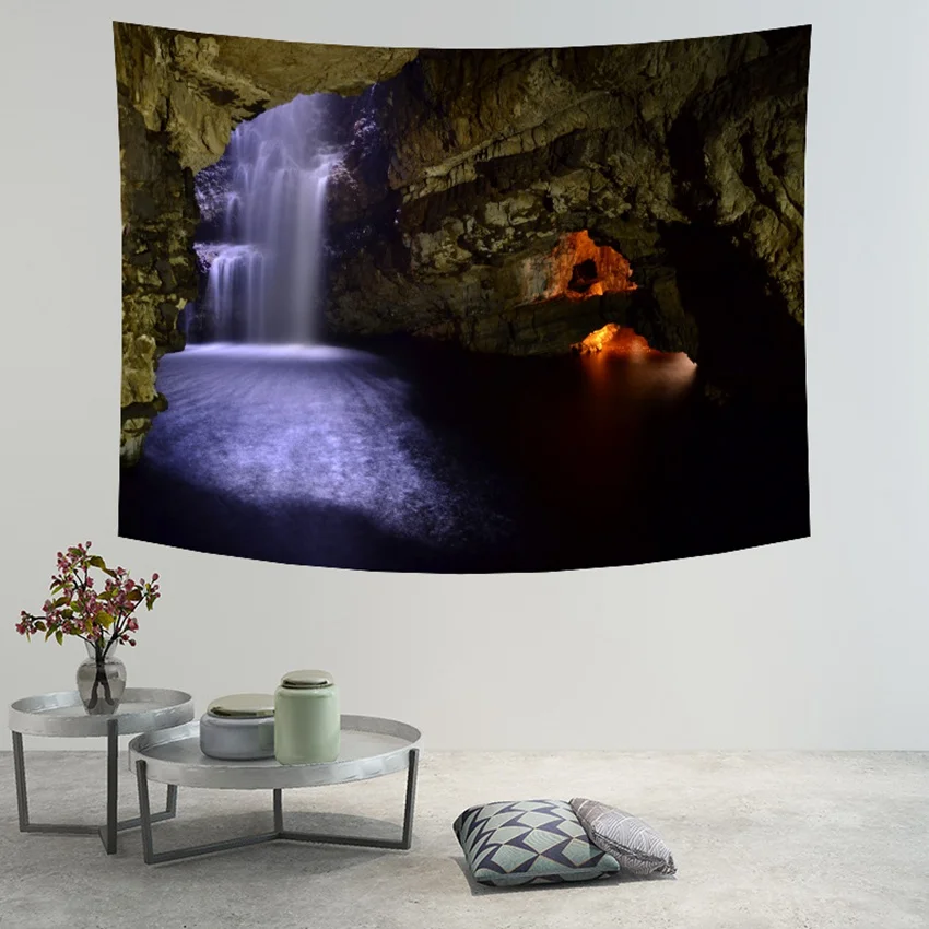 Natural scenery Home Decor Tapestry waterfall Cave landscape Tapestry Printed Large Wall Tapestry Hippie Bohemian Wall Cloth
Natural scenery Home Decor Tapestry waterfall Cave landscape Tapestry Printed Large Wall Tapestry Hippie Bohemian Wall Cloth