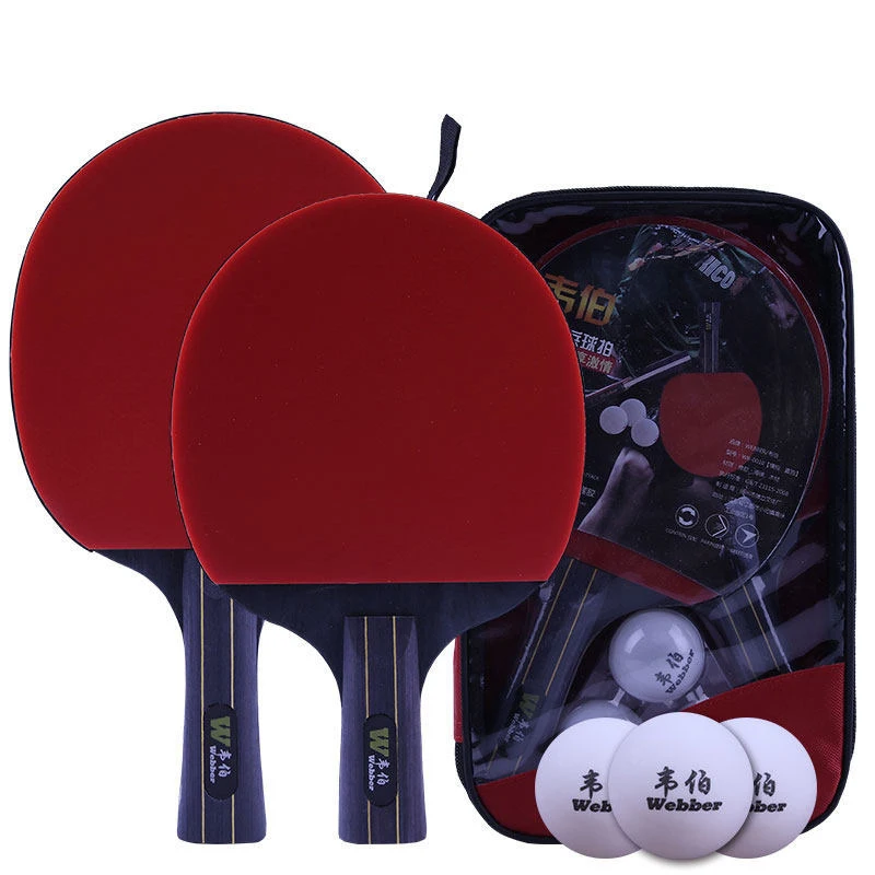 2PCS Professional 3 Star Ping Pong Racket Table Tennis Racket Set Reverse Glue Hight Quality Blade Bat Paddle With Bag -40
2PCS Professional 3 Star Ping Pong Racket Table Tennis Racket Set Reverse Glue Hight Quality Blade Bat Paddle With Bag -40