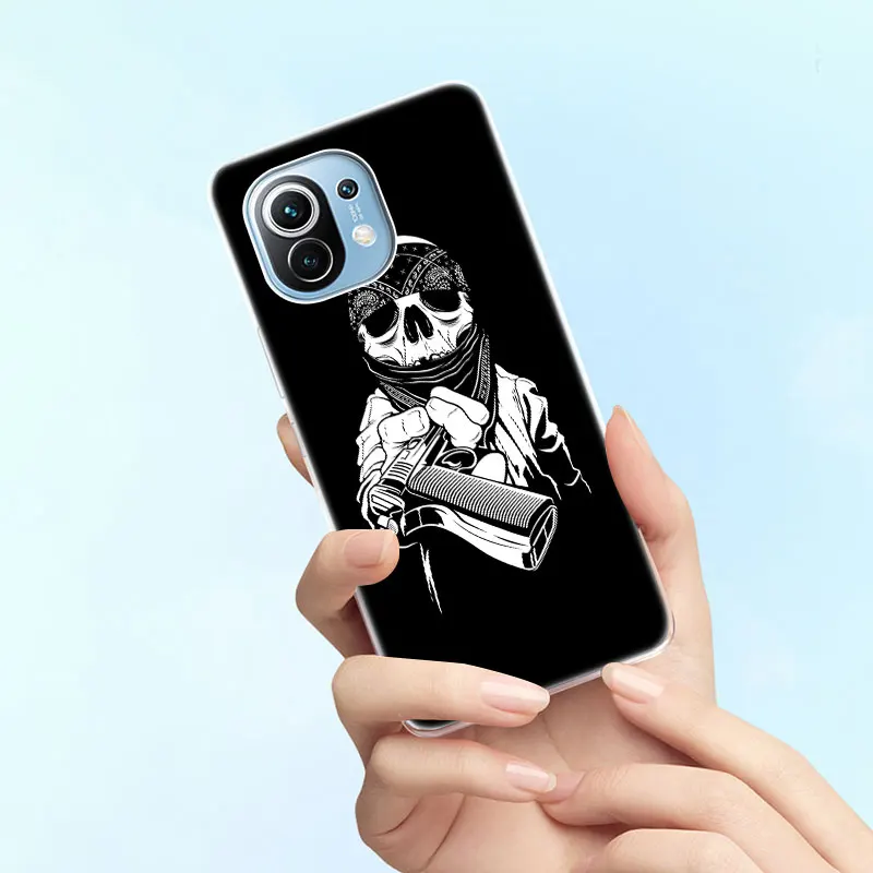 Силиконовый чехол с надписью Русский мафия для Xiaomi Mi POCO X3 GT NFC M3 F3 9T 10T Pro 11i 11T 9 9SE A1 A2