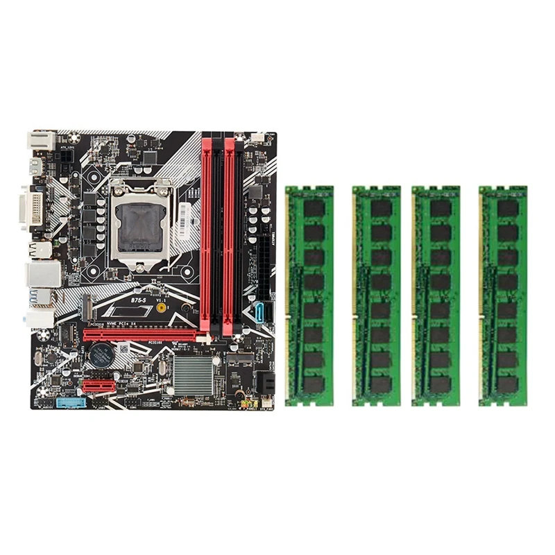 AU42 -B75-S Motherboard LGA 1155 CPU with 4GB 4XDDR3 1333MHz RAM Pci-E 1X VGA HDMI Com Pin Desktop Motherboard
AU42 -B75-S Motherboard LGA 1155 CPU with 4GB 4XDDR3 1333MHz RAM Pci-E 1X VGA HDMI Com Pin Desktop Motherboard
