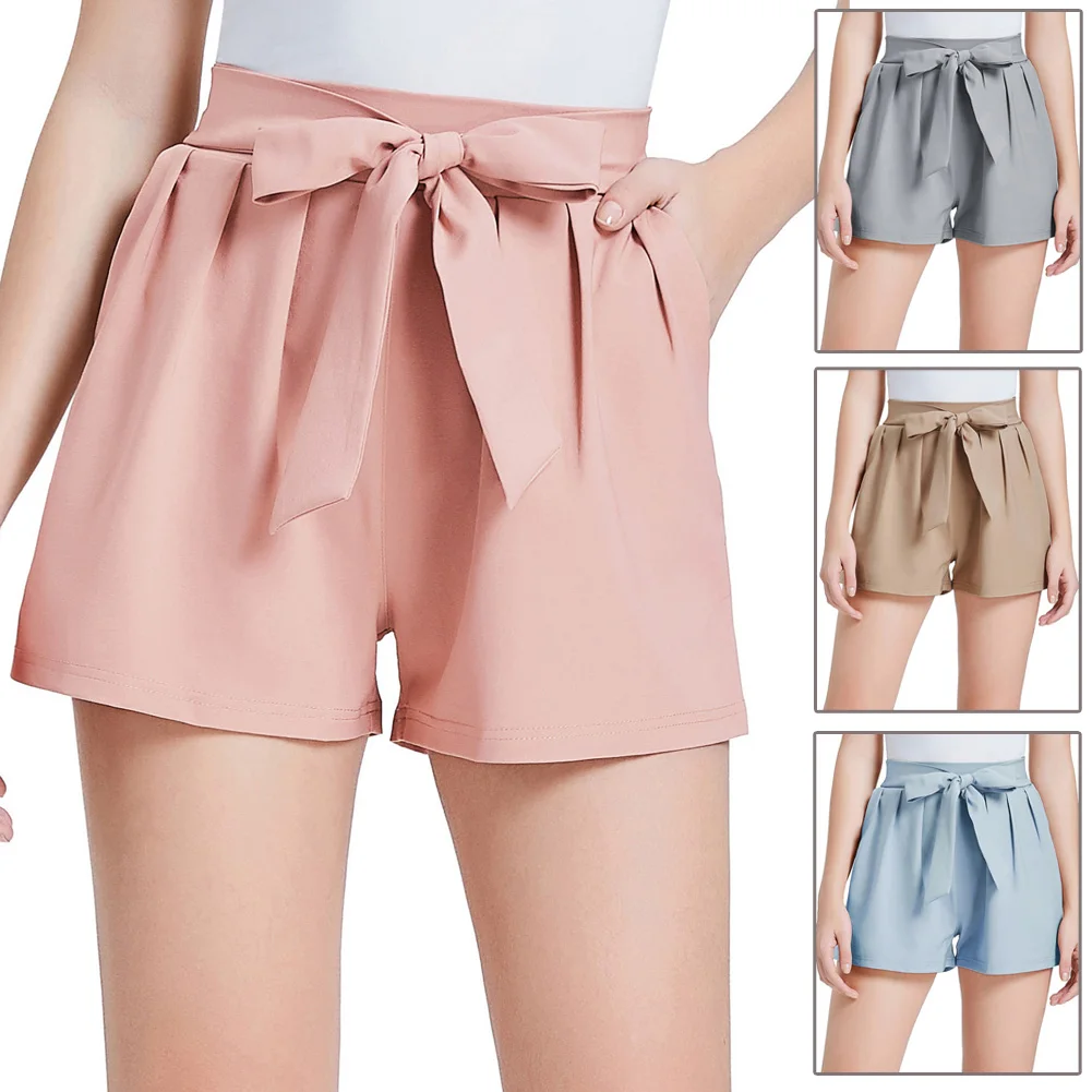 Grace Karin 2019 Summer Women Casual Shorts Elastic Waist Belt Decorated Shorts Feminino Solid Color Mini Button Short Pants
Grace Karin 2019 Summer Women Casual Shorts Elastic Waist Belt Decorated Shorts Feminino Solid Color Mini Button Short Pants