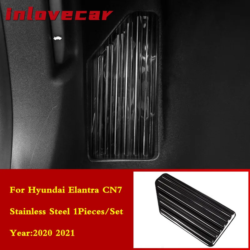 

Для Hyundai Elantra CN7 2020 2021 автомобильная подставка из нержавеющей стали педаль акселератора педаль тормоза Подножка педаль накладка