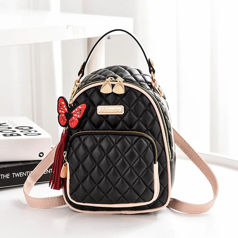 Women Backpack Crossbody Bag Teenage Girl Diamond Lattice Lady Butterfly Shoulder Phone Purse Korean Style New Trendy Female Bag
Women Backpack Crossbody Bag Teenage Girl Diamond Lattice Lady Butterfly Shoulder Phone Purse Korean Style New Trendy Female Bag