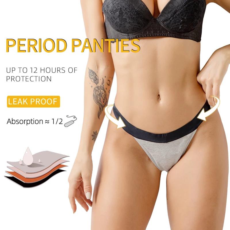 1Pcs T-back Menstrual Panties Light Flow Sexy Leak Proof Sports G-Strings Menstrual Thongs Women Underwear Period Panties
1Pcs T-back Menstrual Panties Light Flow Sexy Leak Proof Sports G-Strings Menstrual Thongs Women Underwear Period Panties