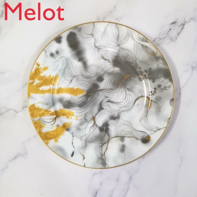 New Chinese Style Model Room Tableware Set Zen Pine Elegant Exhibition Hall Dining Table Plate Ornament Decoration Swing Plate
New Chinese Style Model Room Tableware Set Zen Pine Elegant Exhibition Hall Dining Table Plate Ornament Decoration Swing Plate