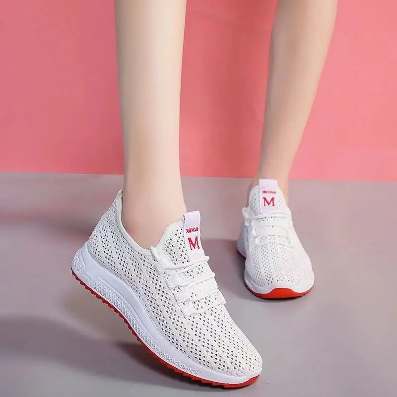 Summer New Style Increased Breathable Mesh Women's Shoes Casual Lightweight Shock-absorbing Sports Soft-soled Shoes
Summer New Style Increased Breathable Mesh Women's Shoes Casual Lightweight Shock-absorbing Sports Soft-soled Shoes