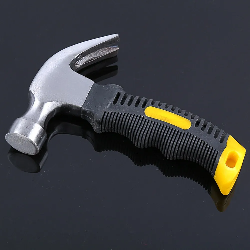 Claw Hammer High-carbon Steel Mini Claw Hammer Shockproof Non-slip Handle Multifunctional Installation Nail Woodworking Tool
Claw Hammer High-carbon Steel Mini Claw Hammer Shockproof Non-slip Handle Multifunctional Installation Nail Woodworking Tool