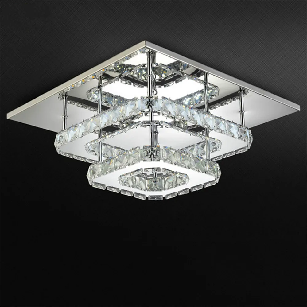 AC100-240V Modern crystal lamp LED ceiling light stainless steel dining room bedroom living room lamps art deco home lighting
AC100-240V Modern crystal lamp LED ceiling light stainless steel dining room bedroom living room lamps art deco home lighting