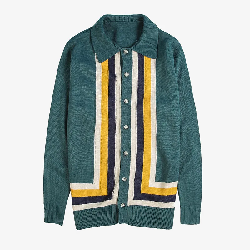 High Quality Sweater Coats Fashion 2020 Long Sleeve Striped Cardigan Men All Match Turn Down Collar Slim Fit Pull Homme 2Colors
High Quality Sweater Coats Fashion 2020 Long Sleeve Striped Cardigan Men All Match Turn Down Collar Slim Fit Pull Homme 2Colors