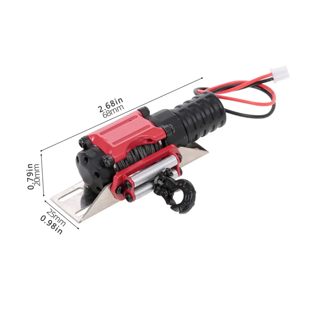 For Model Car General Purpose Winch With Button Remote Control Wireless Remote Control Receiver Upgrade Accessories
For Model Car General Purpose Winch With Button Remote Control Wireless Remote Control Receiver Upgrade Accessories