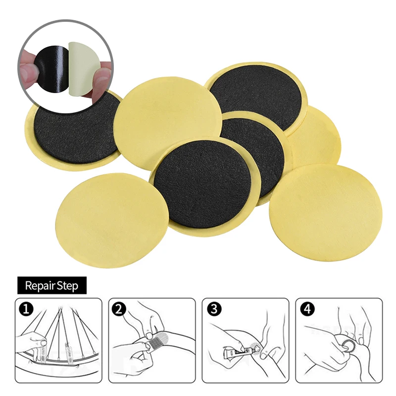 6Pcs/12Pcs Bike Ultra Thin Tire Patches Fast Repair Tools without Glue Mountain/Road Bike Tyre Inner Tube Repair Patches 
6Pcs/12Pcs Bike Ultra Thin Tire Patches Fast Repair Tools without Glue Mountain/Road Bike Tyre Inner Tube Repair Patches