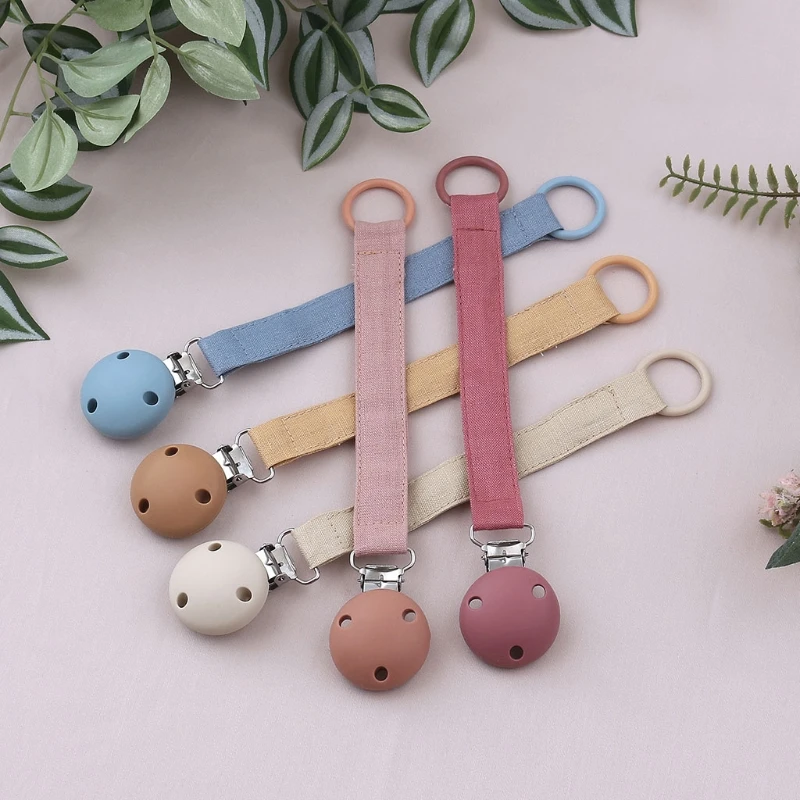 Newborn Pacifier Clip Chain BPA-free Silicone Soother Clip Chain Dummy Nipple Holder Strap Baby Relief Pain Teething Toy
Newborn Pacifier Clip Chain BPA-free Silicone Soother Clip Chain Dummy Nipple Holder Strap Baby Relief Pain Teething Toy