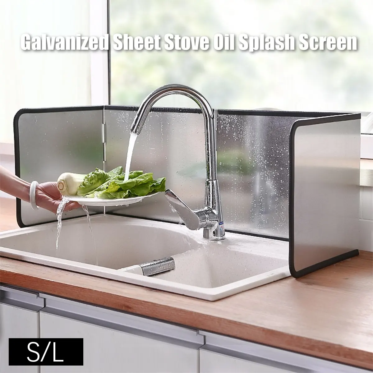 Folding Galvanized Sheet Stove Oil Splash Screen Cover Anti Splatter Guard Tools Oil Baffle Protection Kitchen Accessories S/L
Folding Galvanized Sheet Stove Oil Splash Screen Cover Anti Splatter Guard Tools Oil Baffle Protection Kitchen Accessories S/L