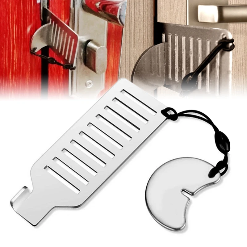 Stainless Steel Punch-free Door Locks Anti-theft Door Stop Portable Stopper Door Lock for Travel Hotel Motel Dormitory
Stainless Steel Punch-free Door Locks Anti-theft Door Stop Portable Stopper Door Lock for Travel Hotel Motel Dormitory