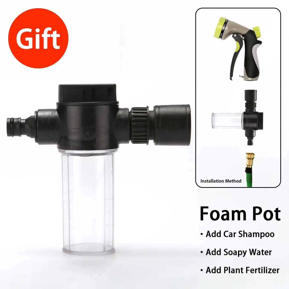 25/50/75/100FT Expandable Magic Flexible Garden Hose To Watering and Spray Gun 8 Function Spray Nozzle for Watering Washing Tool
25/50/75/100FT Expandable Magic Flexible Garden Hose To Watering and Spray Gun 8 Function Spray Nozzle for Watering Washing Tool