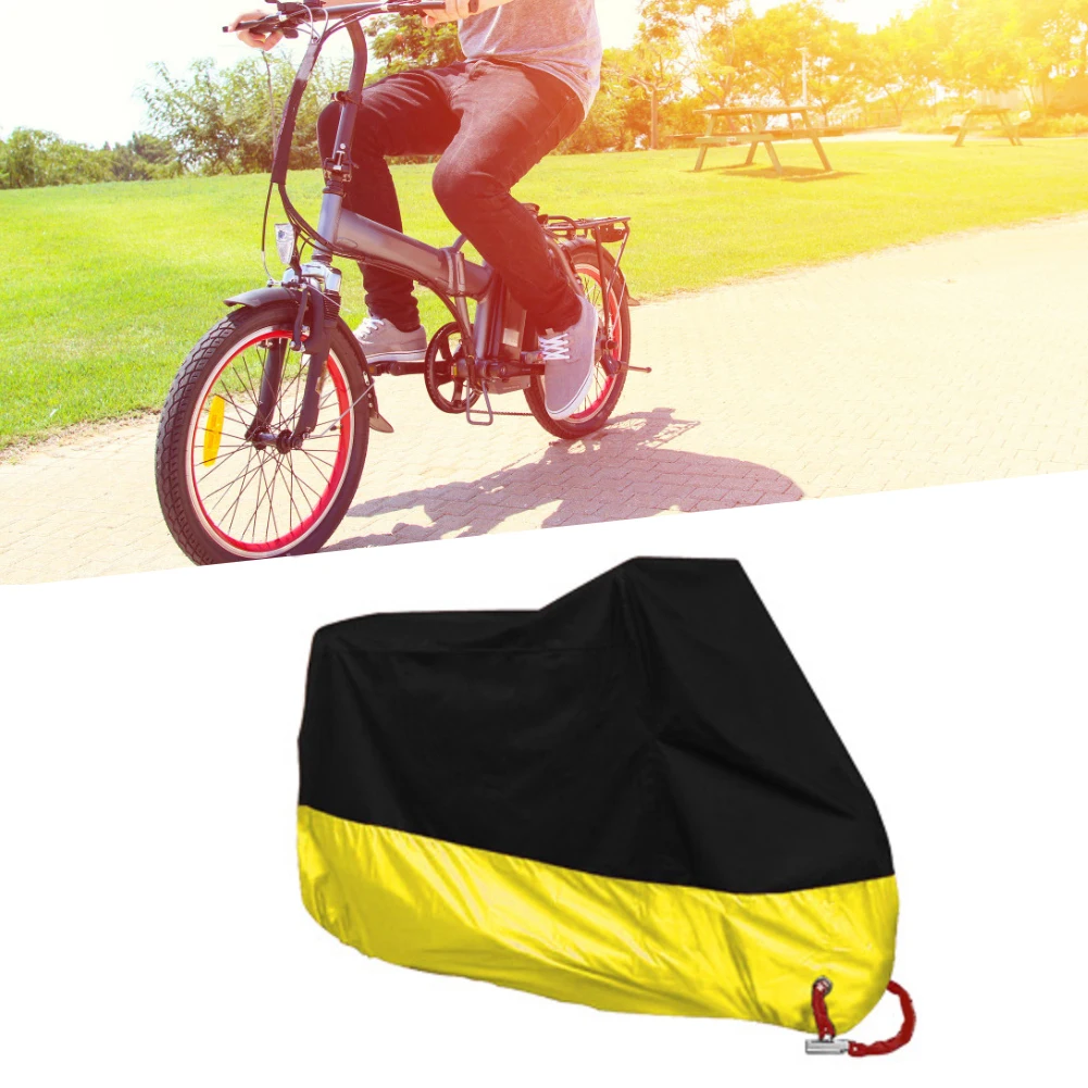 Bicycle Cover Waterproof Dust-Proof Full Cover UV Protection for 1.75meters/5.7ft Electric Bicycle
Bicycle Cover Waterproof Dust-Proof Full Cover UV Protection for 1.75meters/5.7ft Electric Bicycle