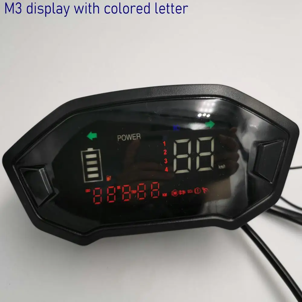 SPEEDOMETER 48V60V72V DISPLAY M3 FOR ELECTRIC SCOOTER LITTLE MONKEY INSTRUMENT GAUGE DASHBOARD CONVERSION PART
SPEEDOMETER 48V60V72V DISPLAY M3 FOR ELECTRIC SCOOTER LITTLE MONKEY INSTRUMENT GAUGE DASHBOARD CONVERSION PART