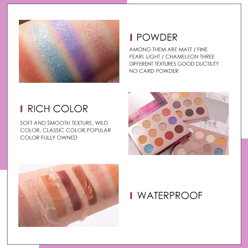 Eyeshadow 12 Colors Matte Shimmer Glitter Easy to Wear Eye Shadow Palette Maquiagem Profissional Completa Make Up
Eyeshadow 12 Colors Matte Shimmer Glitter Easy to Wear Eye Shadow Palette Maquiagem Profissional Completa Make Up