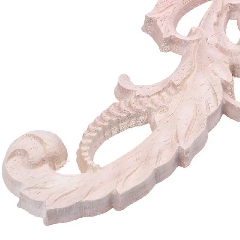 New 2Pcs Wood Carved Corner Onlay Applique Door Cabinet Rose Unpainted European Style 15x6.5cm & 45x12cm
New 2Pcs Wood Carved Corner Onlay Applique Door Cabinet Rose Unpainted European Style 15x6.5cm & 45x12cm