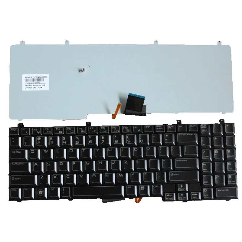 New US Laptop keyboard For DELL 51 M17 HMB4209MAC01 V998KBJ120056 Enginsh black kyboard with backlit
New US Laptop keyboard For DELL 51 M17 HMB4209MAC01 V998KBJ120056 Enginsh black kyboard with backlit