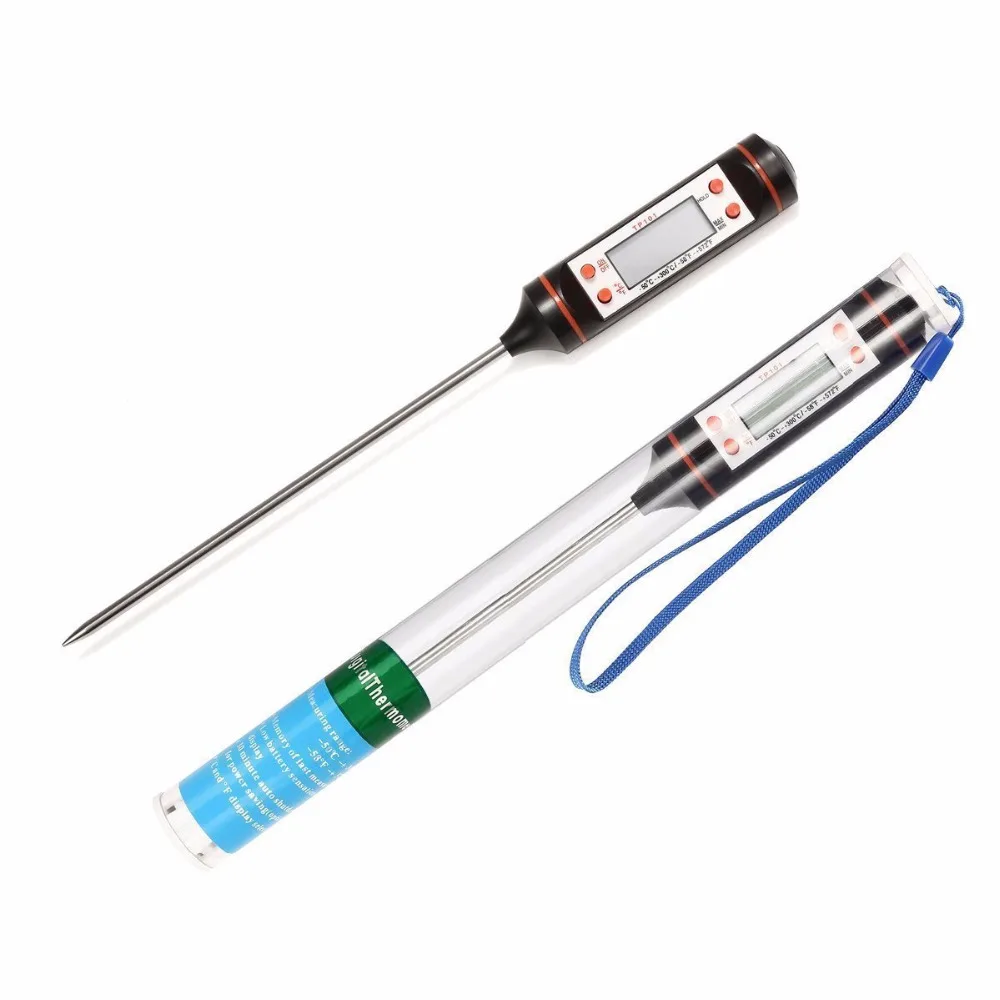 Digital Meat Thermometer Cooking Food Kitchen BBQ Probe Water Milk Oil Liquid Oven Digital Temperaure Sensor Meter Thermocouple
Digital Meat Thermometer Cooking Food Kitchen BBQ Probe Water Milk Oil Liquid Oven Digital Temperaure Sensor Meter Thermocouple