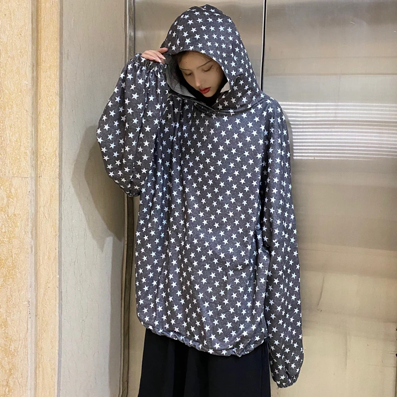 New Retro Men's And Women's Pullover Hooded Pullover Ins Trend Street College Net Red Star Jacket Loose Hem Drawstring
New Retro Men's And Women's Pullover Hooded Pullover Ins Trend Street College Net Red Star Jacket Loose Hem Drawstring