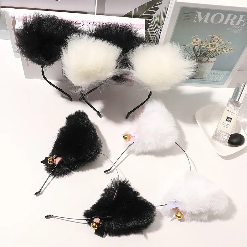 Fashion Hot Sale Cosplay Costume Cat Fur Ear Hair Wear Hair Hoop Women Girls Hairpin Plush Headbands Handmade Hair Accessories
Fashion Hot Sale Cosplay Costume Cat Fur Ear Hair Wear Hair Hoop Women Girls Hairpin Plush Headbands Handmade Hair Accessories
