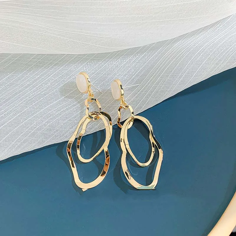 2020 New Gold Color Earrings Design for Women Multiple Trendy Round Geometric Drop Statement Ear Jewelry Various Styles Gifts
2020 New Gold Color Earrings Design for Women Multiple Trendy Round Geometric Drop Statement Ear Jewelry Various Styles Gifts
