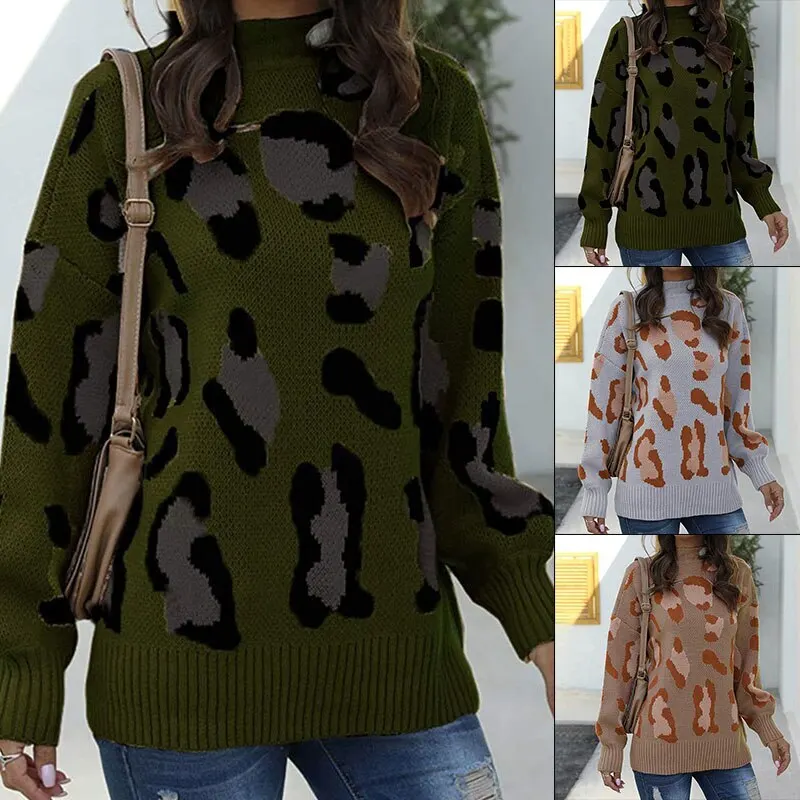 2020 New Hot style Home casual top European and American printed round neck comfortable knitted long-sleeved T-shirt
2020 New Hot style Home casual top European and American printed round neck comfortable knitted long-sleeved T-shirt
