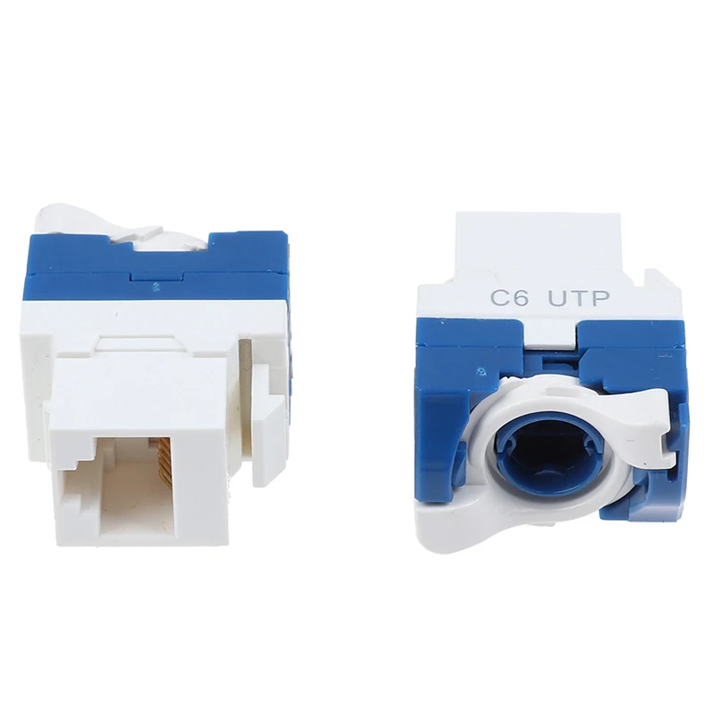 1 шт. CAT6 инструмент меньше Keystone Jack AMPCOM RJ45 самоблокирующийся Cat.5e модуль адаптер без
