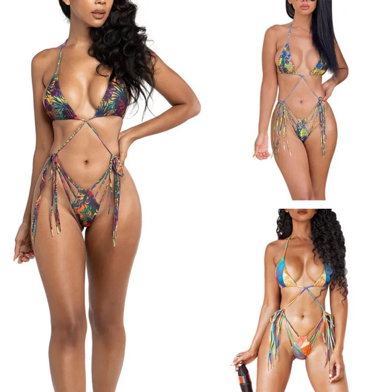 Two Color Cross Strap Bikini High Waist Push Up Bra Thong Female Swimsuit Brazilian Summer Beachwear Two Piece Bikini Set
Two Color Cross Strap Bikini High Waist Push Up Bra Thong Female Swimsuit Brazilian Summer Beachwear Two Piece Bikini Set