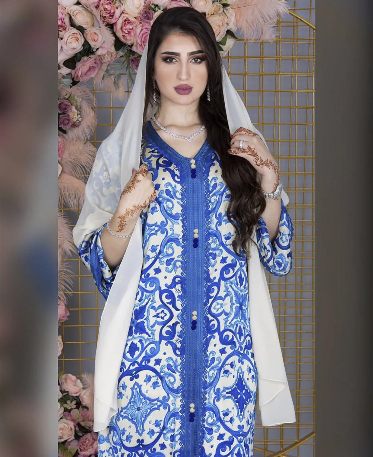 Ramadan Eid Mubarak Abayas for Women Muslim Hijab Dress Abaya Dubai Turkey Islam African Dresses Kaftan Robe Longue Femme Oman
Ramadan Eid Mubarak Abayas for Women Muslim Hijab Dress Abaya Dubai Turkey Islam African Dresses Kaftan Robe Longue Femme Oman
