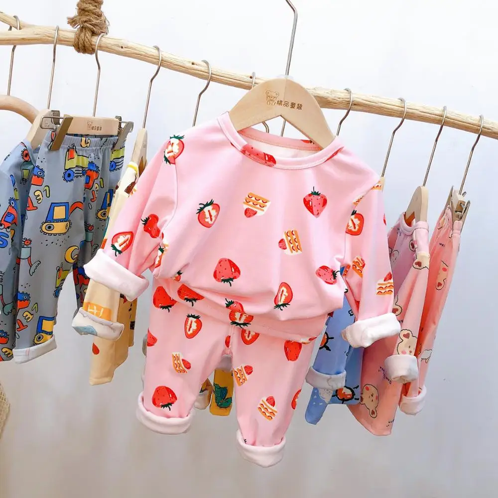 2-7Y Baby Kid Pajamas Set Kid underwear Cotton Long Sleeved Tshirt+pant Cartoon Kid's Clothing Autumn 2pcs Sleepwear Suit Pajama
2-7Y Baby Kid Pajamas Set Kid underwear Cotton Long Sleeved Tshirt+pant Cartoon Kid's Clothing Autumn 2pcs Sleepwear Suit Pajama