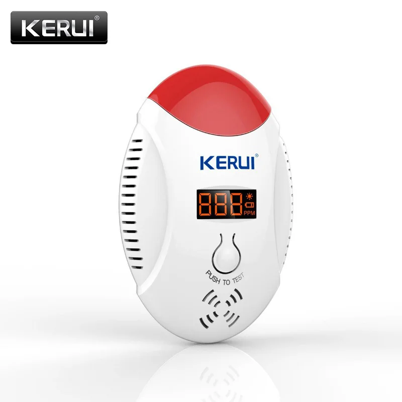 KERUI светодиодный цифровой дисплей беспроводной датчик газа детектор утечки