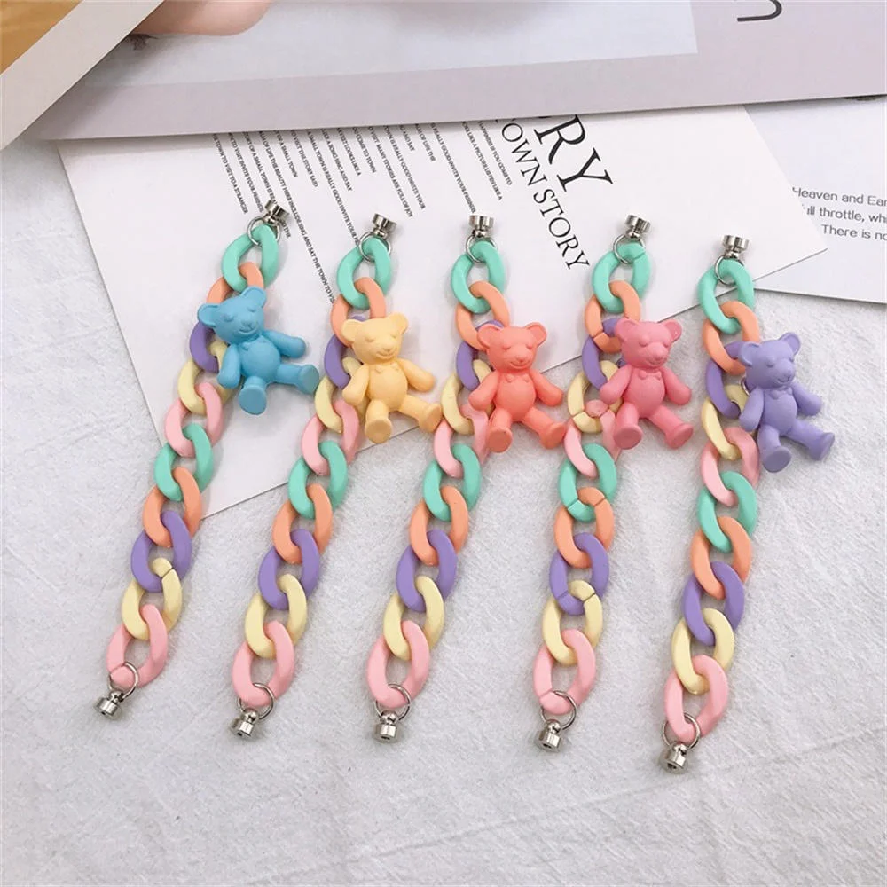 Acrylic Diy Making Key Chain Phone Case Accessories Candy Color Cute Little Bear Mixcolor Chain Link Phone Decoration Lanyards
Acrylic Diy Making Key Chain Phone Case Accessories Candy Color Cute Little Bear Mixcolor Chain Link Phone Decoration Lanyards