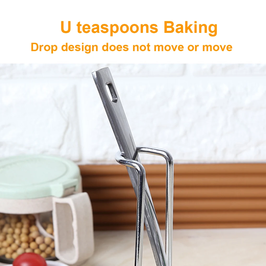 

New 1PC Vertical Spoon Rest Stainless Steel Ladle Spoon Strainer Scoop Holder Cooking Utensils Bracket Home Kitchen Tool