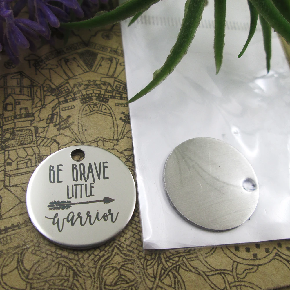 10pcs--"BE BRAVE LITTLE WARRIOR"stainless steel charms 5 styles for choosing DIY Charms for necklace bracelets
10pcs--"BE BRAVE LITTLE WARRIOR"stainless steel charms 5 styles for choosing DIY Charms for necklace bracelets