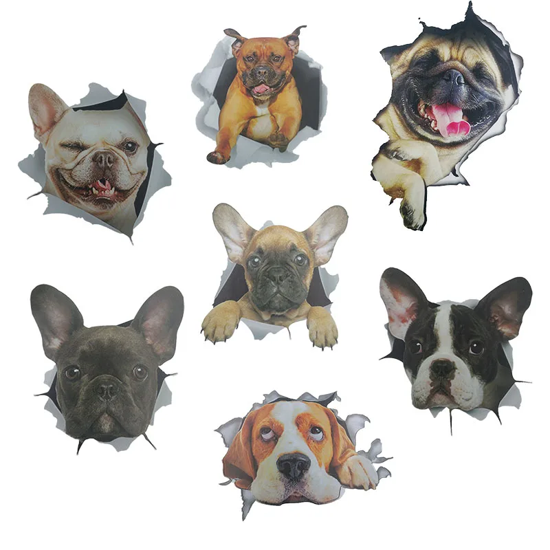 Car-styling 3D PVC Funny Dogs Stickers Puppy Cartoon Decal Cover the Scratches For Car Body Decorate Door Auto Truck Decoration 
Car-styling 3D PVC Funny Dogs Stickers Puppy Cartoon Decal Cover the Scratches For Car Body Decorate Door Auto Truck Decoration