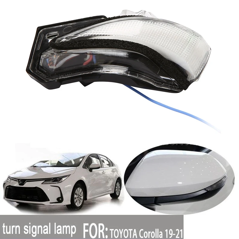 LED Dynamic Amber+Blue Mirror Turn Signal Mirror Indicator Lamp Flowing Water Blinker for Toyota Corolla 2019-2021
LED Dynamic Amber+Blue Mirror Turn Signal Mirror Indicator Lamp Flowing Water Blinker for Toyota Corolla 2019-2021