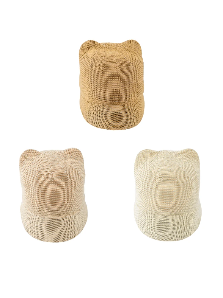Children's Sun Protection Hat Small Brim Sharp Ears Cute Cool Insulated Baby Beach Girl's Sun Hat
Children's Sun Protection Hat Small Brim Sharp Ears Cute Cool Insulated Baby Beach Girl's Sun Hat