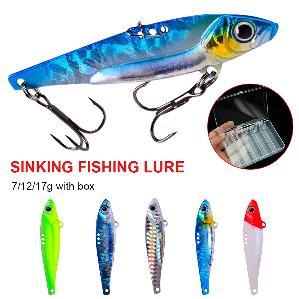 7-17g Long Shot Slots Hook Metal VIB Fishing Lure Hard Swimbait Tackle Artificial Bass Bait for Deep Sea Fishing Dropshipping
7-17g Long Shot Slots Hook Metal VIB Fishing Lure Hard Swimbait Tackle Artificial Bass Bait for Deep Sea Fishing Dropshipping