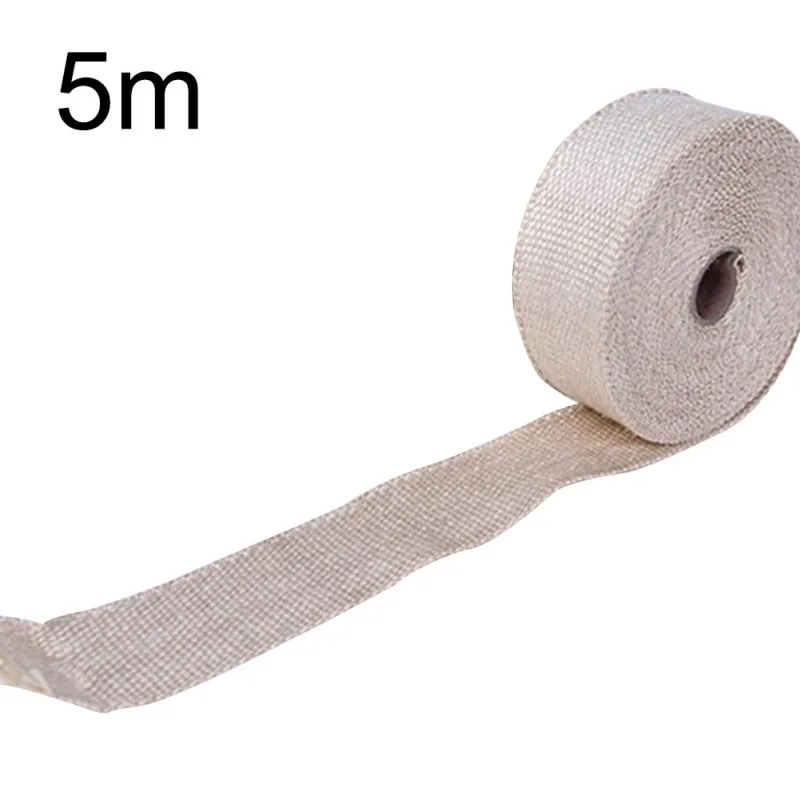 5M Exhaust tape Heat Exhaust Thermo Wrap Shield Protective Tape Fireproof Insulating Cloth Roll Kit for Motorcycle Car
5M Exhaust tape Heat Exhaust Thermo Wrap Shield Protective Tape Fireproof Insulating Cloth Roll Kit for Motorcycle Car