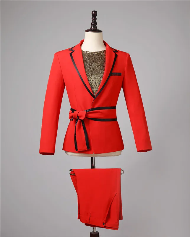 2021 Custom red performance suit nightclub bar male singer host dance stage performance suit
2021 Custom red performance suit nightclub bar male singer host dance stage performance suit