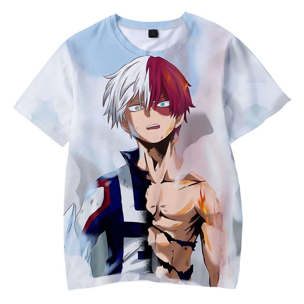 Boku No Hero Academia Kids T-shirt Anime 3D O-Neck Boy Girls T shirt Children Short Sleeve Anime Shoto Todoroki Tops Clothes
Boku No Hero Academia Kids T-shirt Anime 3D O-Neck Boy Girls T shirt Children Short Sleeve Anime Shoto Todoroki Tops Clothes